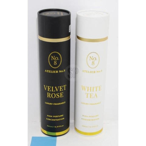 DIFFUSORE VETRO SCATOLATO 500 ML. 2 FRAGRANZE